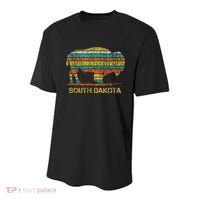 Buffalo For A South Dakota Vacation Youth Performance Sprint T-Shirt thumb 0