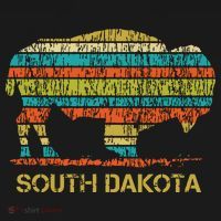 Buffalo For A South Dakota Vacation Youth Performance Sprint T-Shirt thumb 2