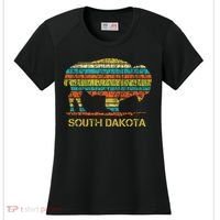 Buffalo For A South Dakota Vacation Women's Cooling Performance Crew T-Shirt thumb 0