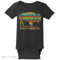 Buffalo For A South Dakota Vacation Baby Bodysuit thumb 0