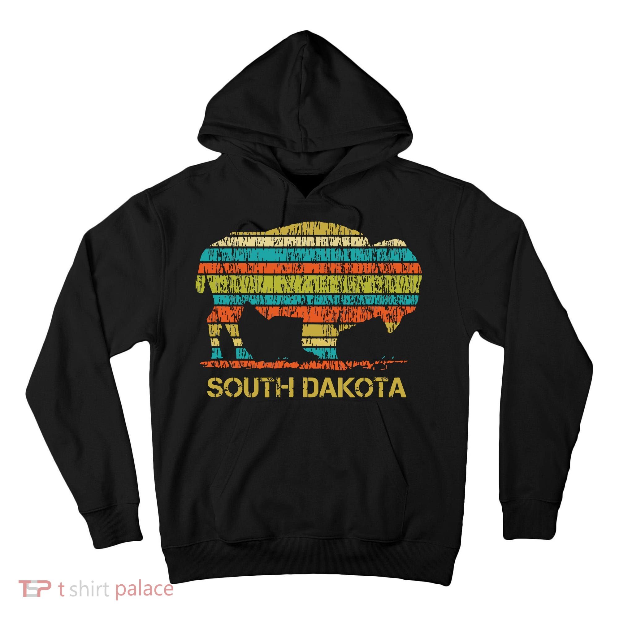 Buffalo For A South Dakota Vacation Tall Hoodie