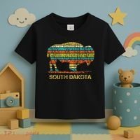 Buffalo For A South Dakota Vacation Toddler T-Shirt thumb 3