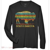 Buffalo For A South Dakota Vacation Zone Performance Long-Sleeve T-Shirt thumb 0