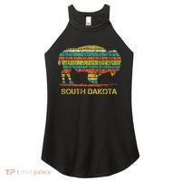 Buffalo For A South Dakota Vacation Women's Perfect Tri Rocker Tank thumb 0