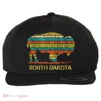 Buffalo For A South Dakota Vacation Wool Snapback Cap thumb 0