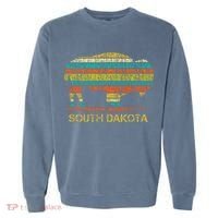 Buffalo For A South Dakota Vacation Garment-Dyed Sweatshirt thumb 0