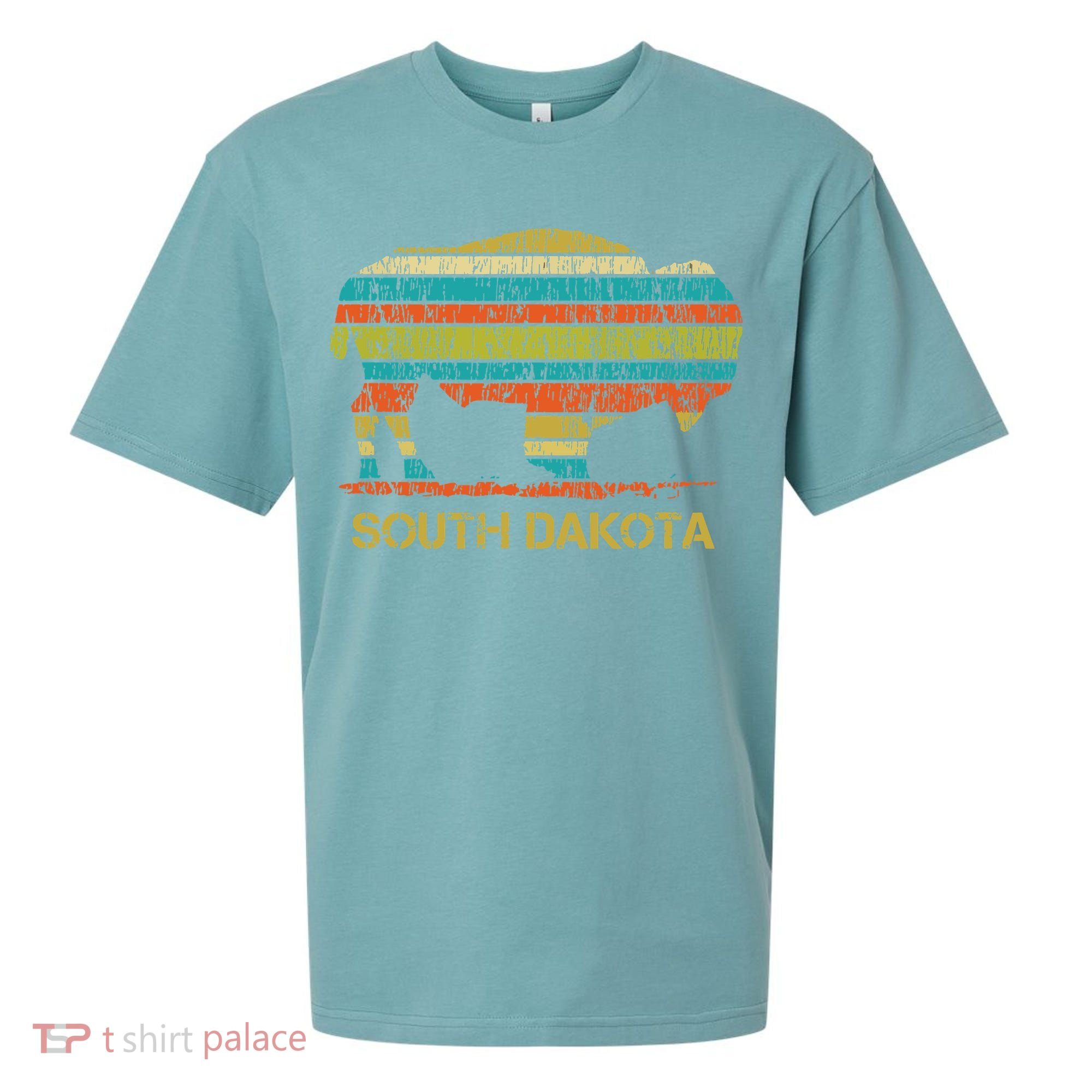 Buffalo For A South Dakota Vacation Sueded Cloud Jersey T-Shirt