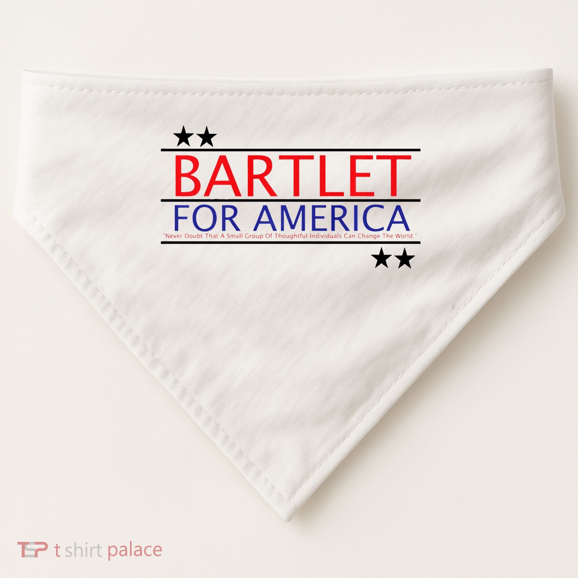 Bartlet For America USA-Made Doggie Bandana