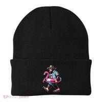 Bigfoot Flamingo Aloha Pool Party Hawaiian Party Beanie thumb 0