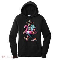 Bigfoot Flamingo Aloha Pool Party Hawaiian Party Women's Hoodie thumb 0