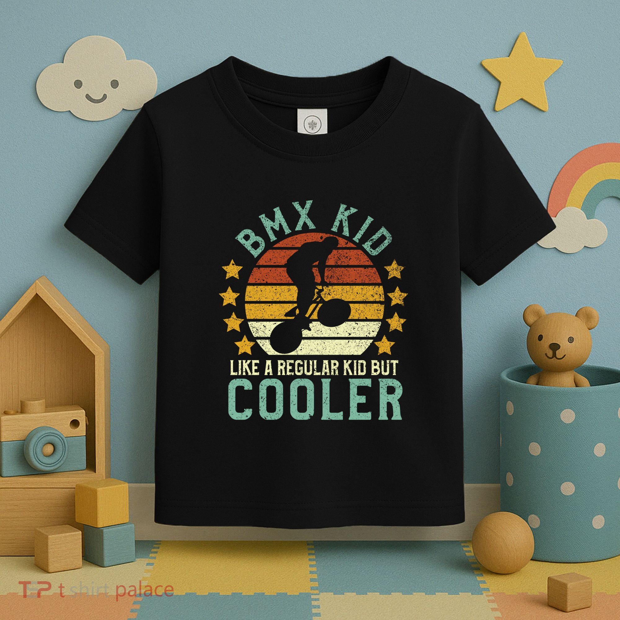 Bmx | Funny Bmx Trick Freestyle Bike Rider Gift Toddler T-Shirt