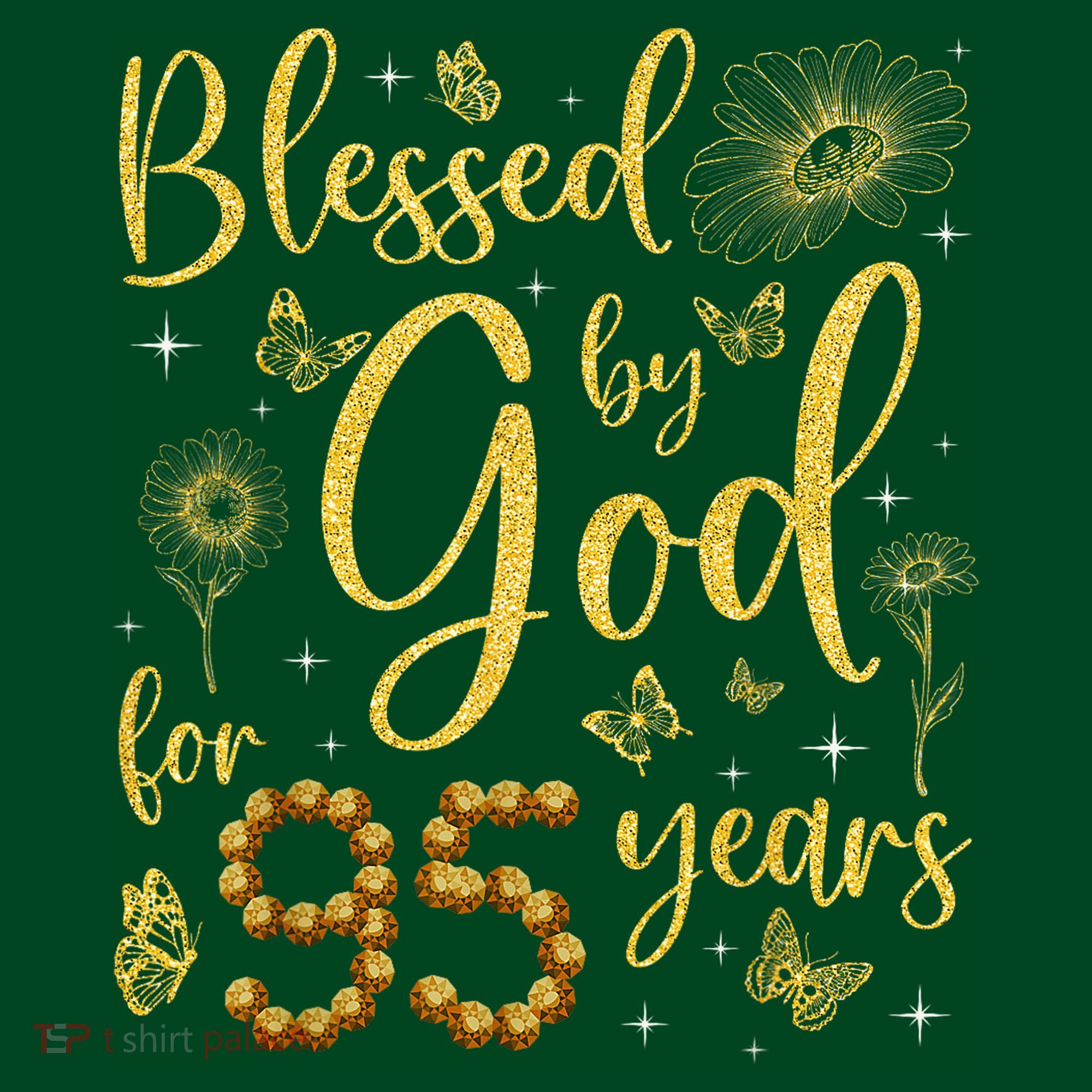Butterfly Flower Blessed By God For 95 Years 95th Birthday Mousepad