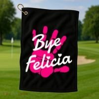 Bye Felicia Golf Towel thumb 1