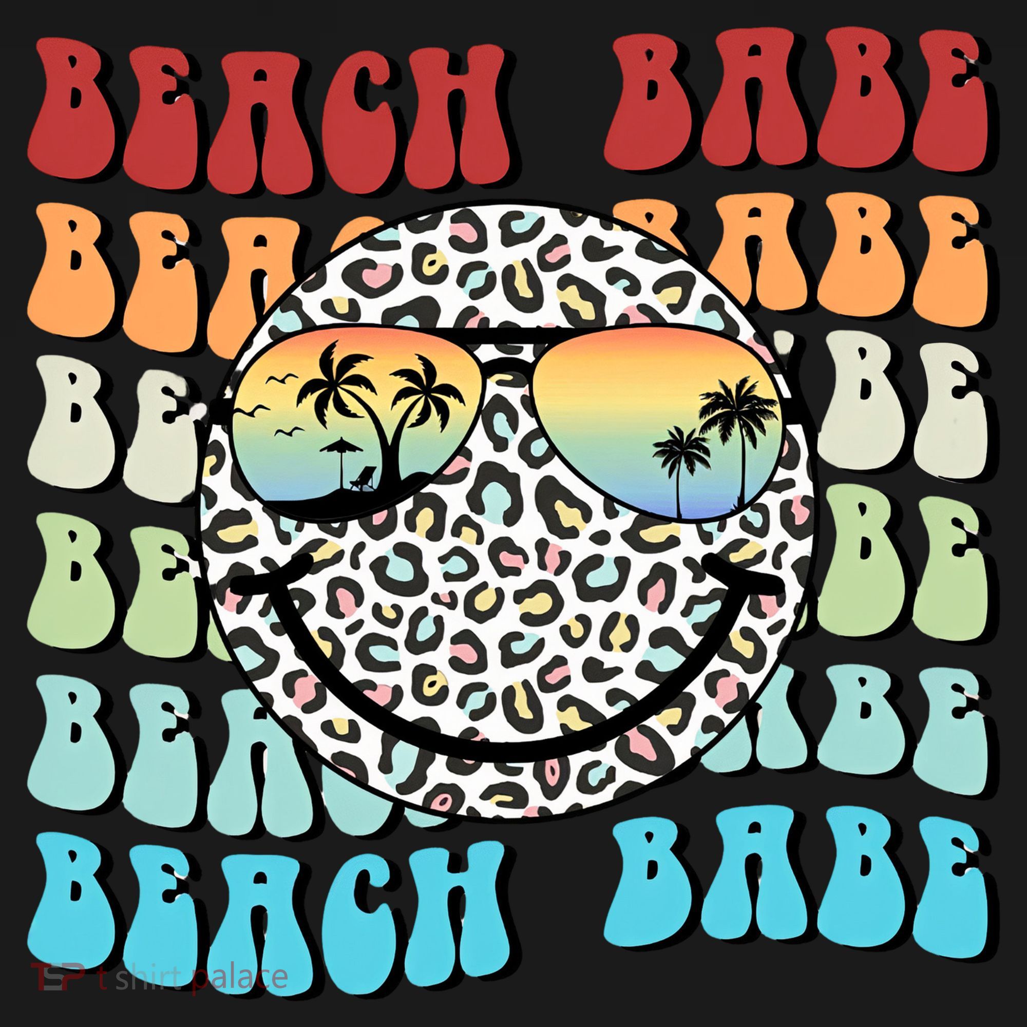 Beach Funny Babe Summer Retro Vacation Beach And Summer Leopard Tote Bag