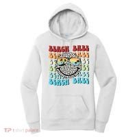 Beach Funny Babe Summer Retro Vacation Beach And Summer Leopard Women's Hoodie thumb 0