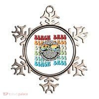 Beach Funny Babe Summer Retro Vacation Beach And Summer Leopard Ornament thumb 0