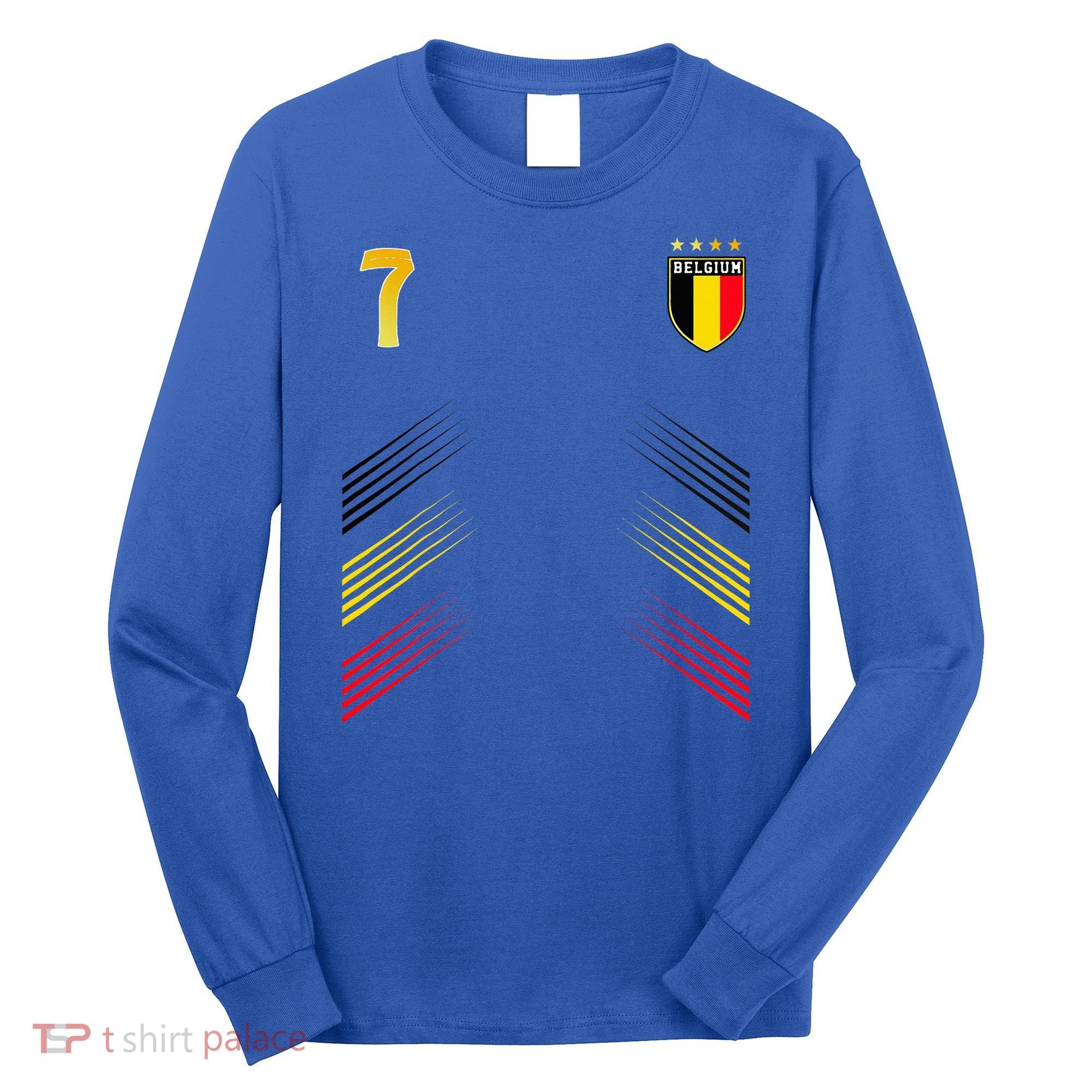 Belgium Flag Belgian Pride Lovers Long Sleeve Shirt