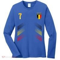 Belgium Flag Belgian Pride Lovers Women's Long Sleeve Shirt thumb 0