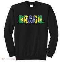 Brasil Flag Brazilian Soccer Fan Sweatshirt thumb 0