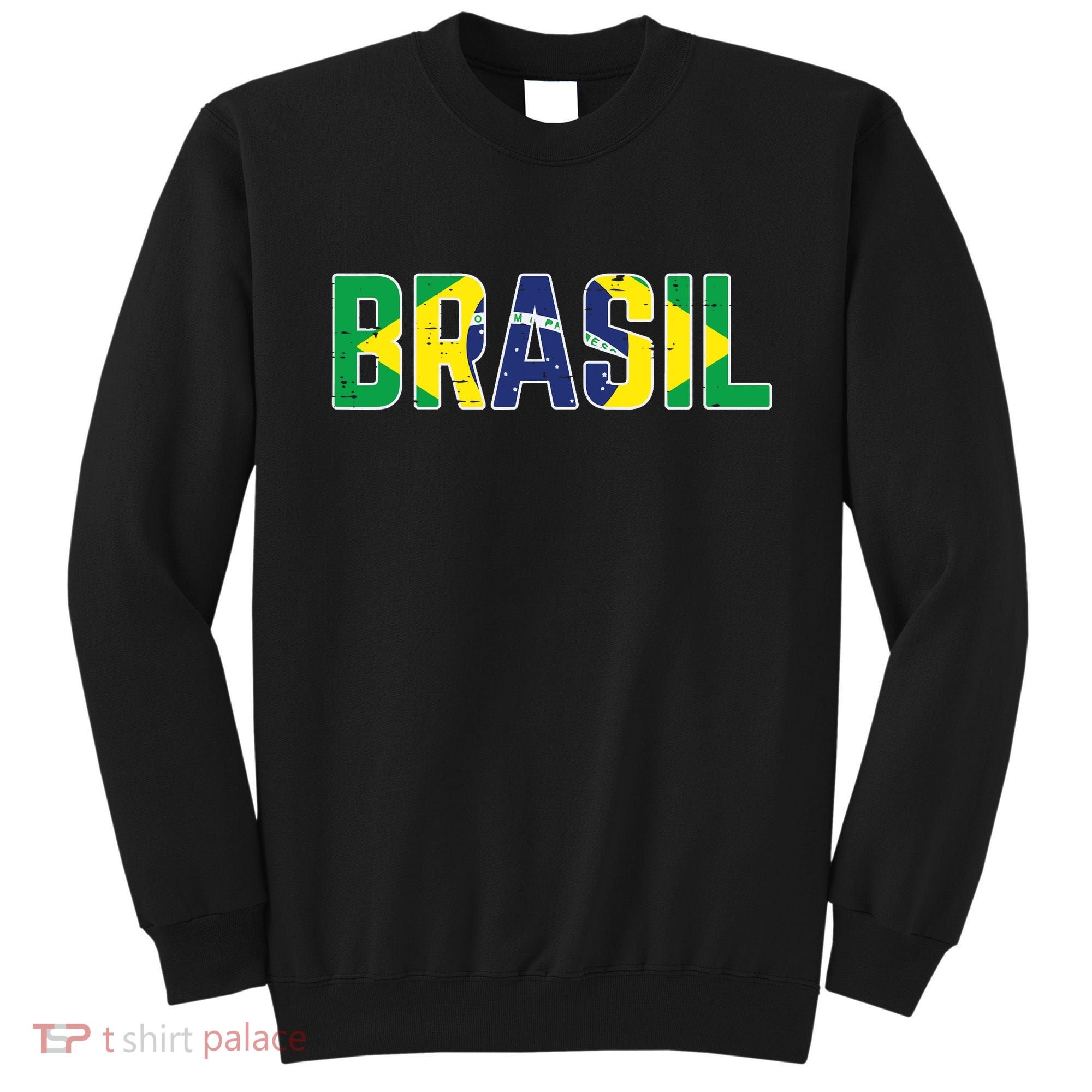 Brasil Flag Brazilian Soccer Fan Sweatshirt