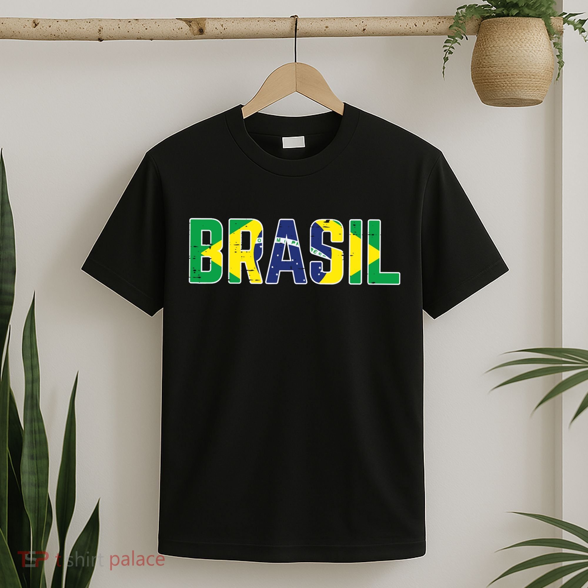 Brasil Flag Brazilian Soccer Fan T-Shirt