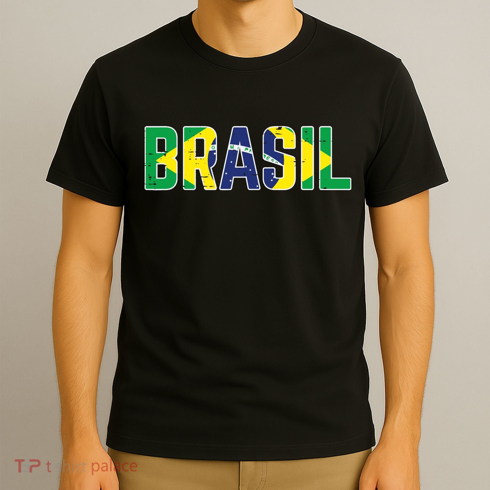 Brasil Flag Brazilian Soccer Fan T-Shirt