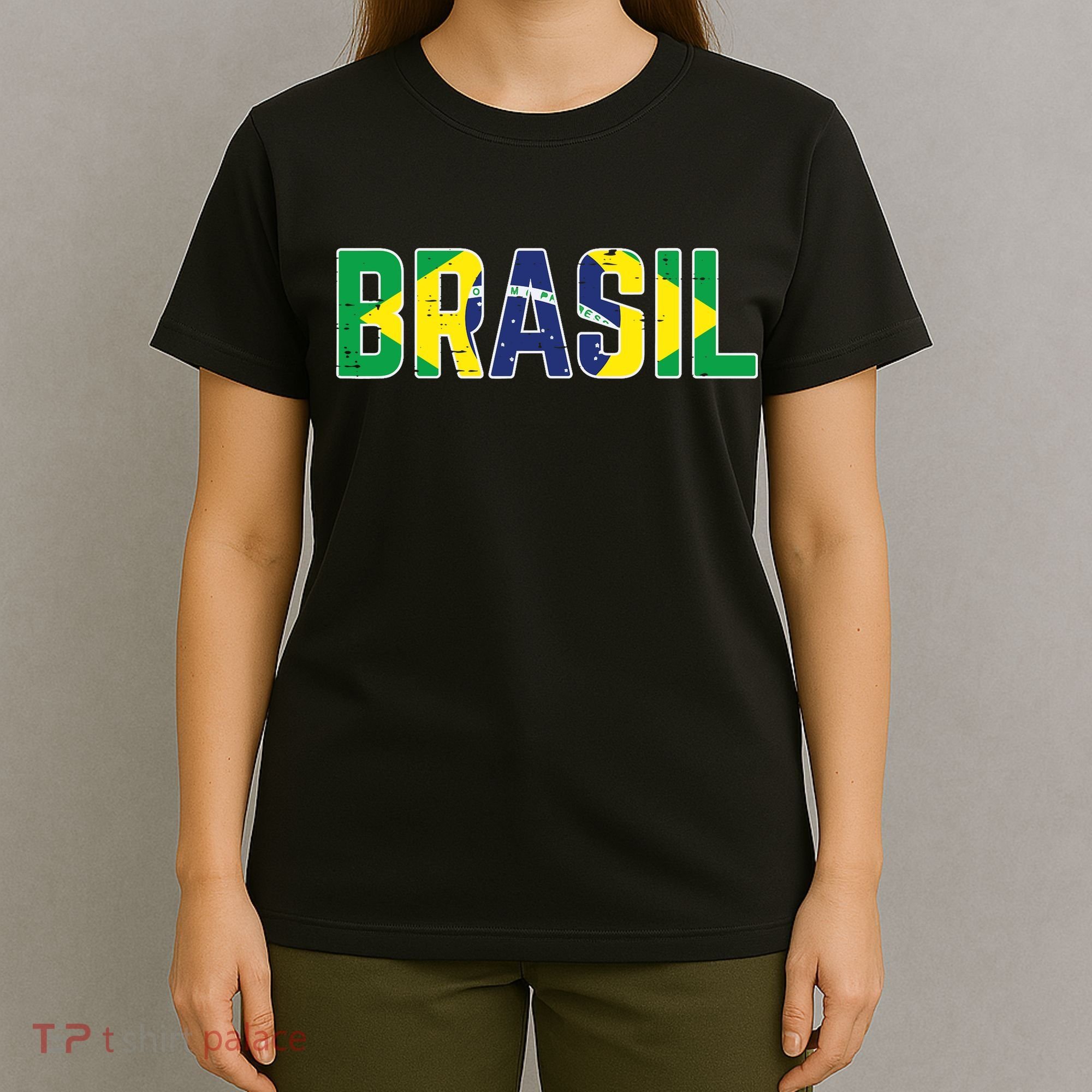 Brasil Flag Brazilian Soccer Fan T-Shirt