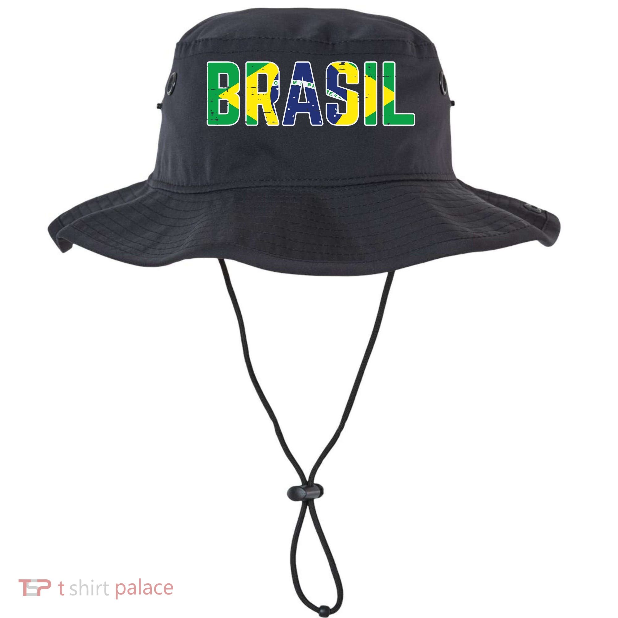 Brasil Flag Brazilian Soccer Fan Bucket Hat