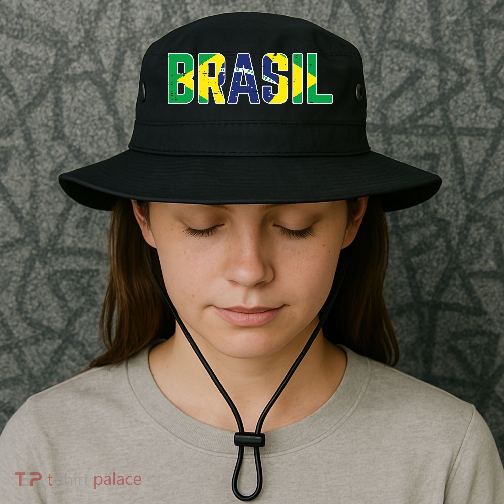 Brasil Flag Brazilian Soccer Fan Bucket Hat