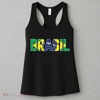 Brasil Flag Brazilian Soccer Fan Women's Tank Top thumb 3