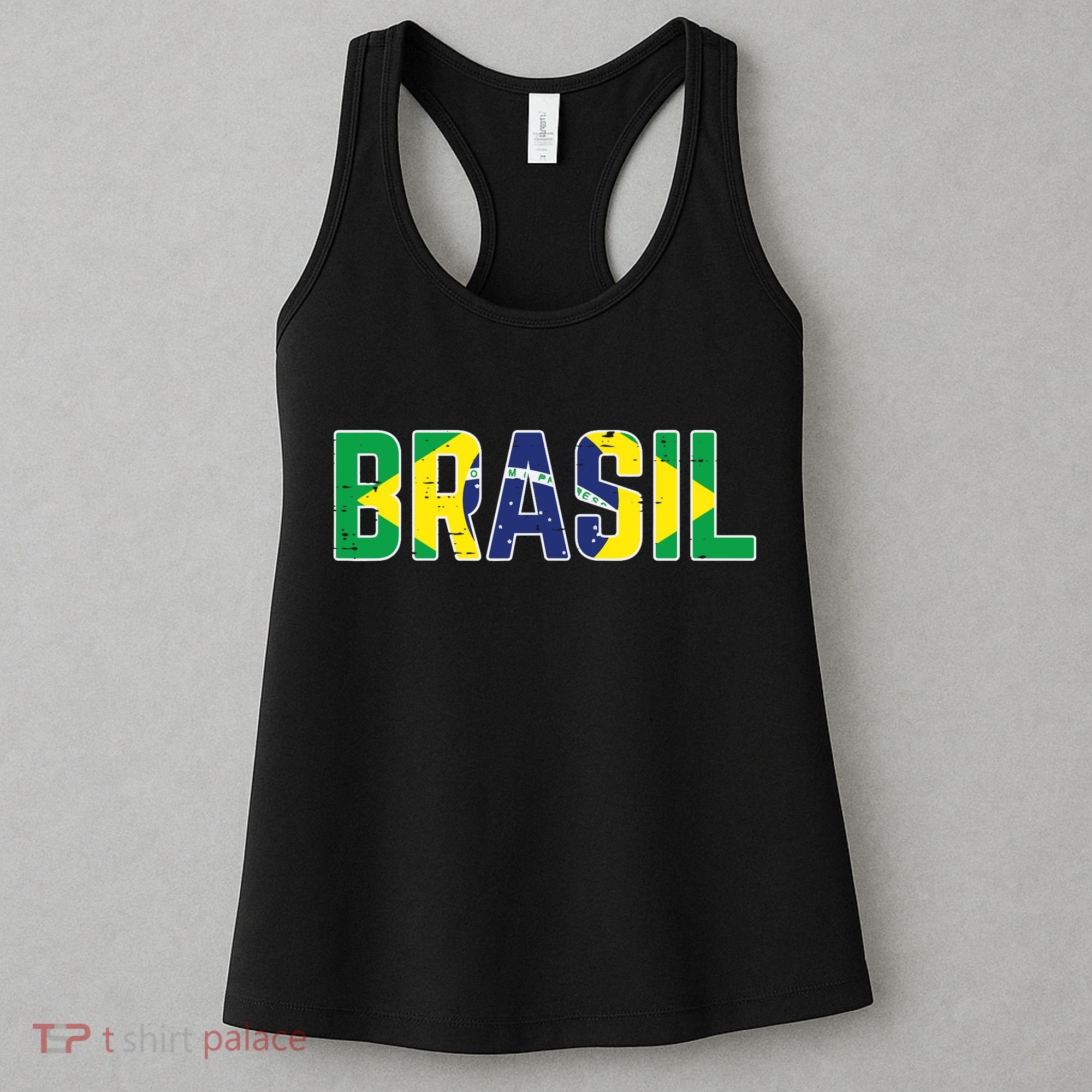 Brasil Flag Brazilian Soccer Fan Women's Tank Top