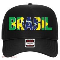 Brasil Flag Brazilian Soccer Fan Hat thumb 0