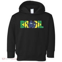 Brasil Flag Brazilian Soccer Fan Toddler Hoodie thumb 0