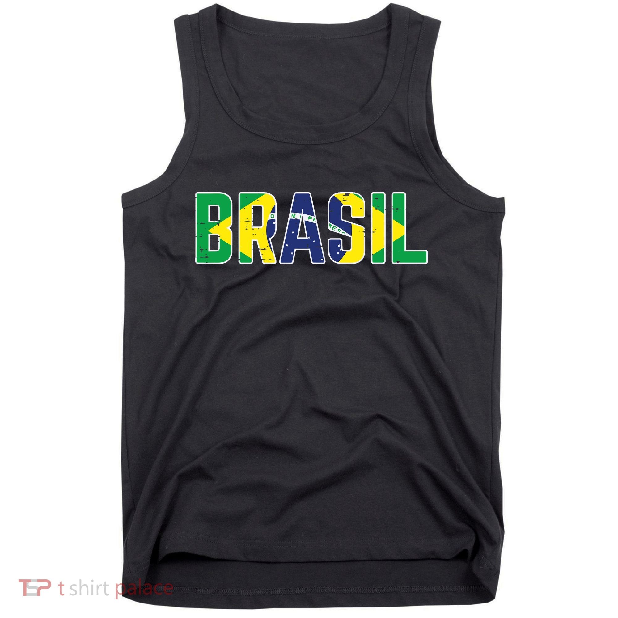 Brasil Flag Brazilian Soccer Fan Tank Top
