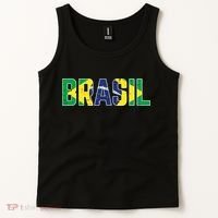 Brasil Flag Brazilian Soccer Fan Tank Top thumb 2