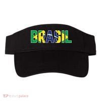Brasil Flag Brazilian Soccer Fan Visor thumb 0