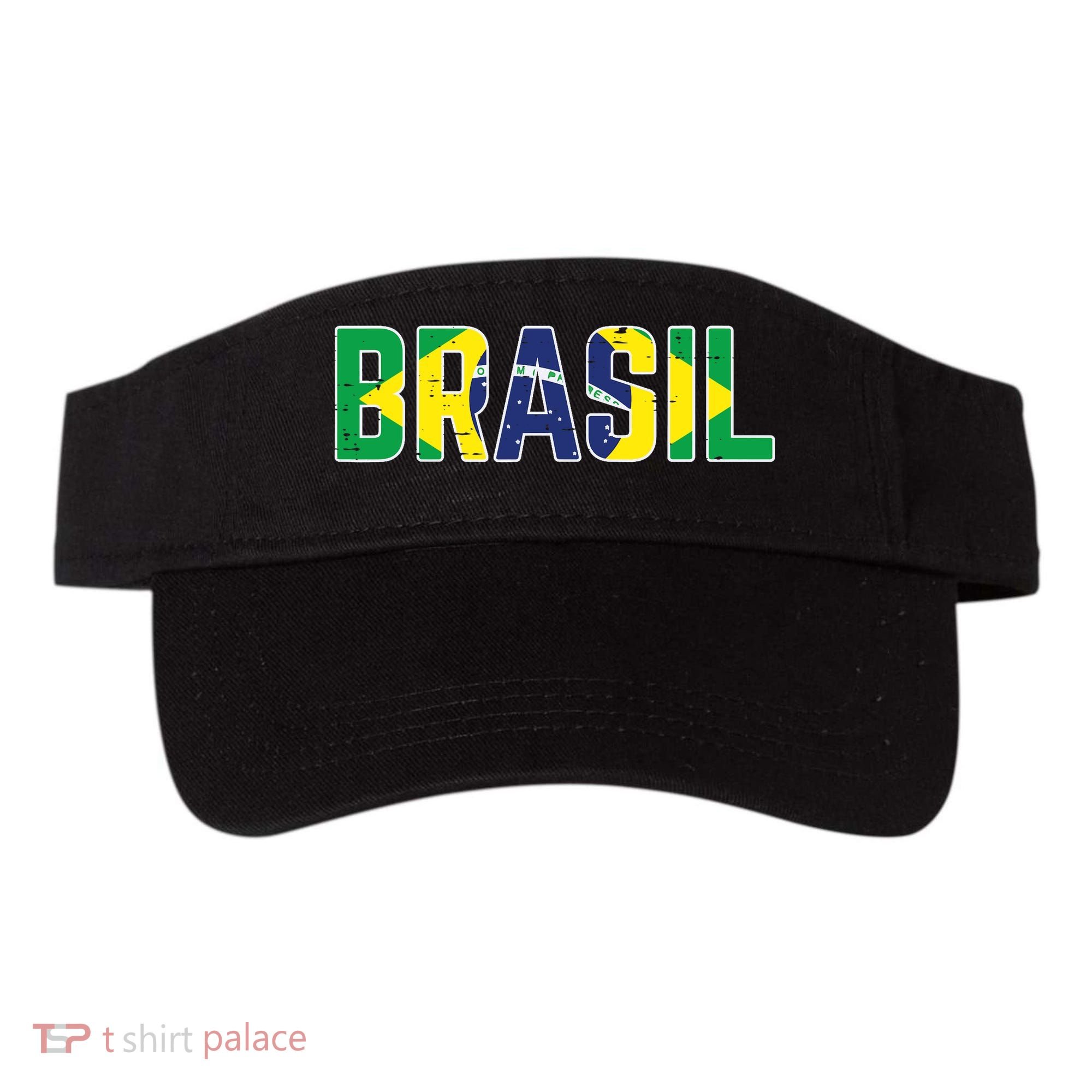 Brasil Flag Brazilian Soccer Fan Visor