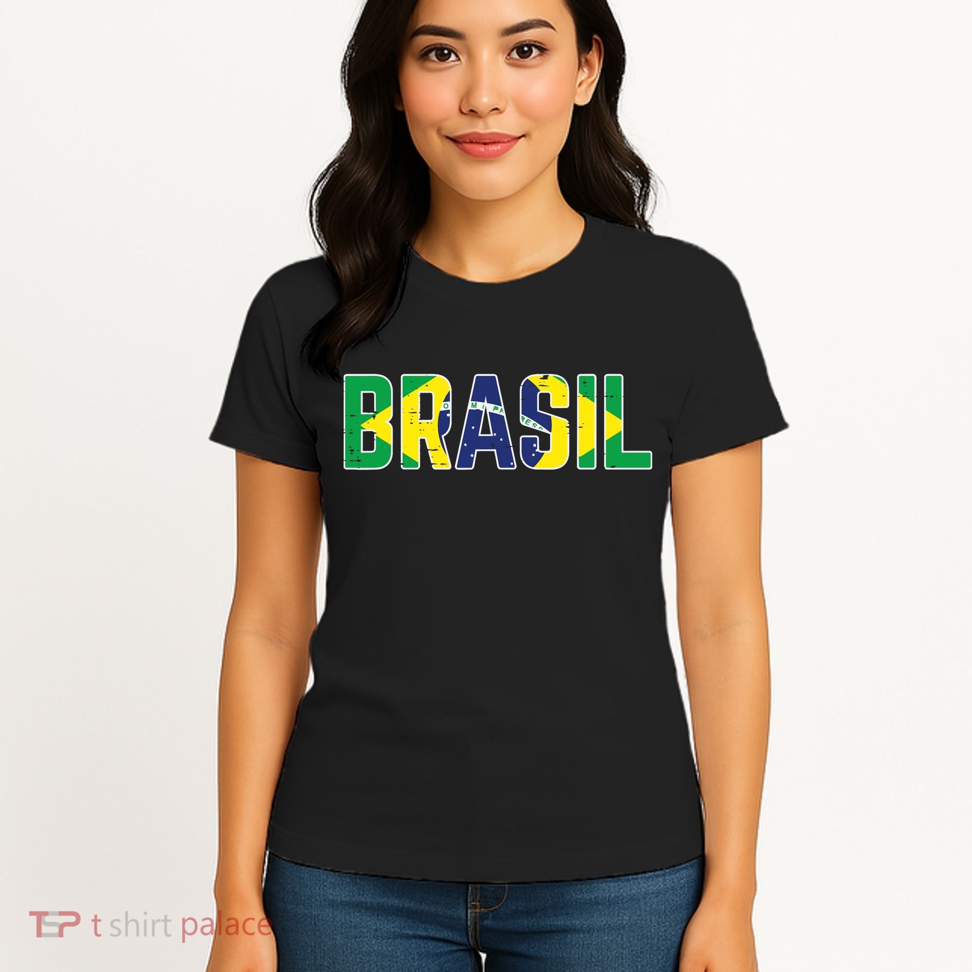 Brasil Flag Brazilian Soccer Fan Women's T-Shirt