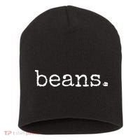 Beans Funny Barista Coffee Bean Espresso Bean Bean Lover Short Acrylic Beanie thumb 0