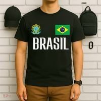 Brasil Flag Brazil Football Soccer Fan T-Shirt thumb 6