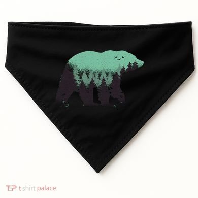 Bear Forest USA-Made Doggie Bandana