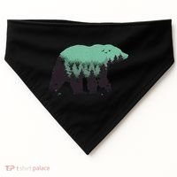 Bear Forest USA-Made Doggie Bandana thumb 0
