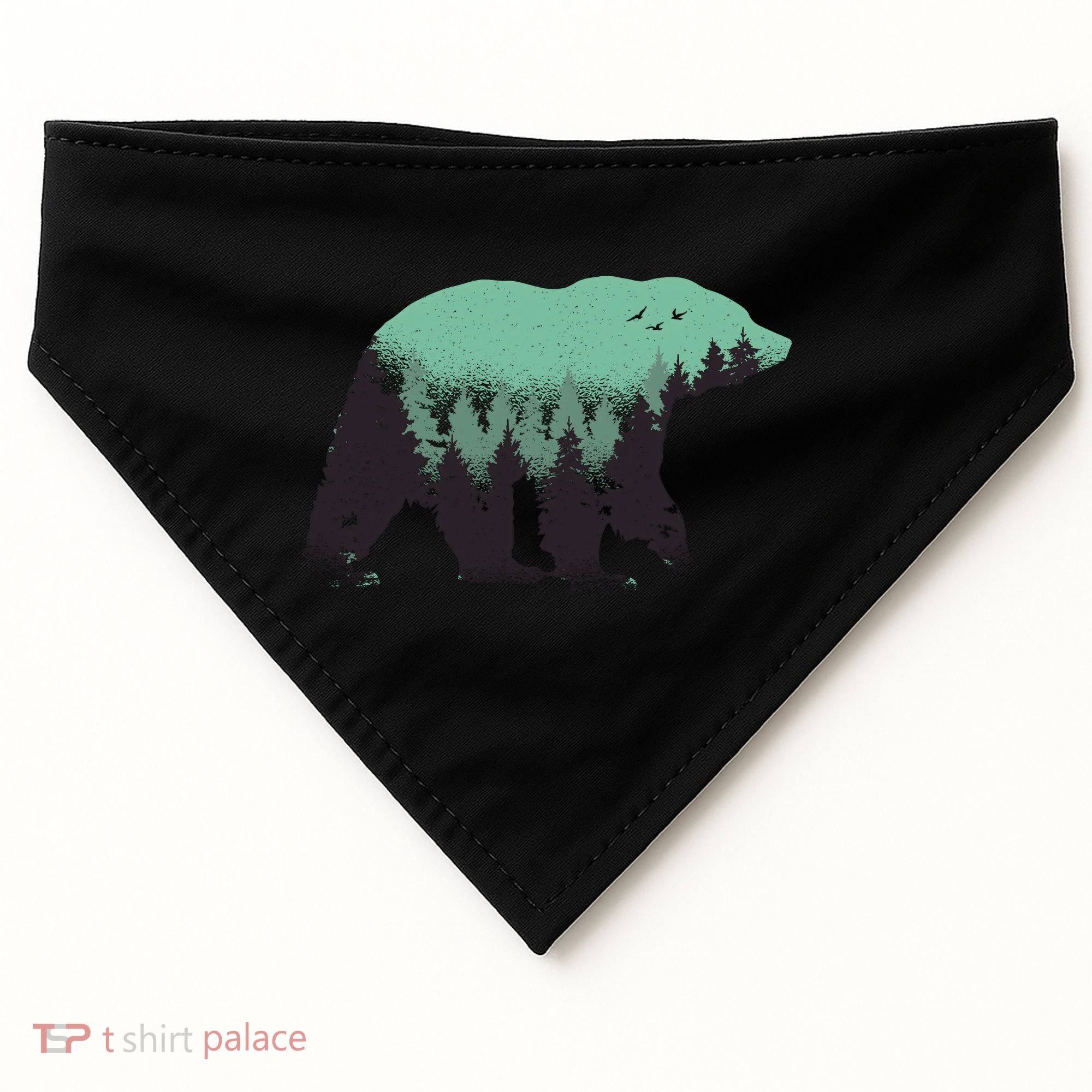 Bear Forest USA-Made Doggie Bandana