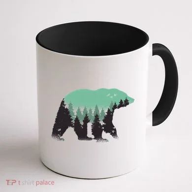 Bear Forest Coffee Mug back