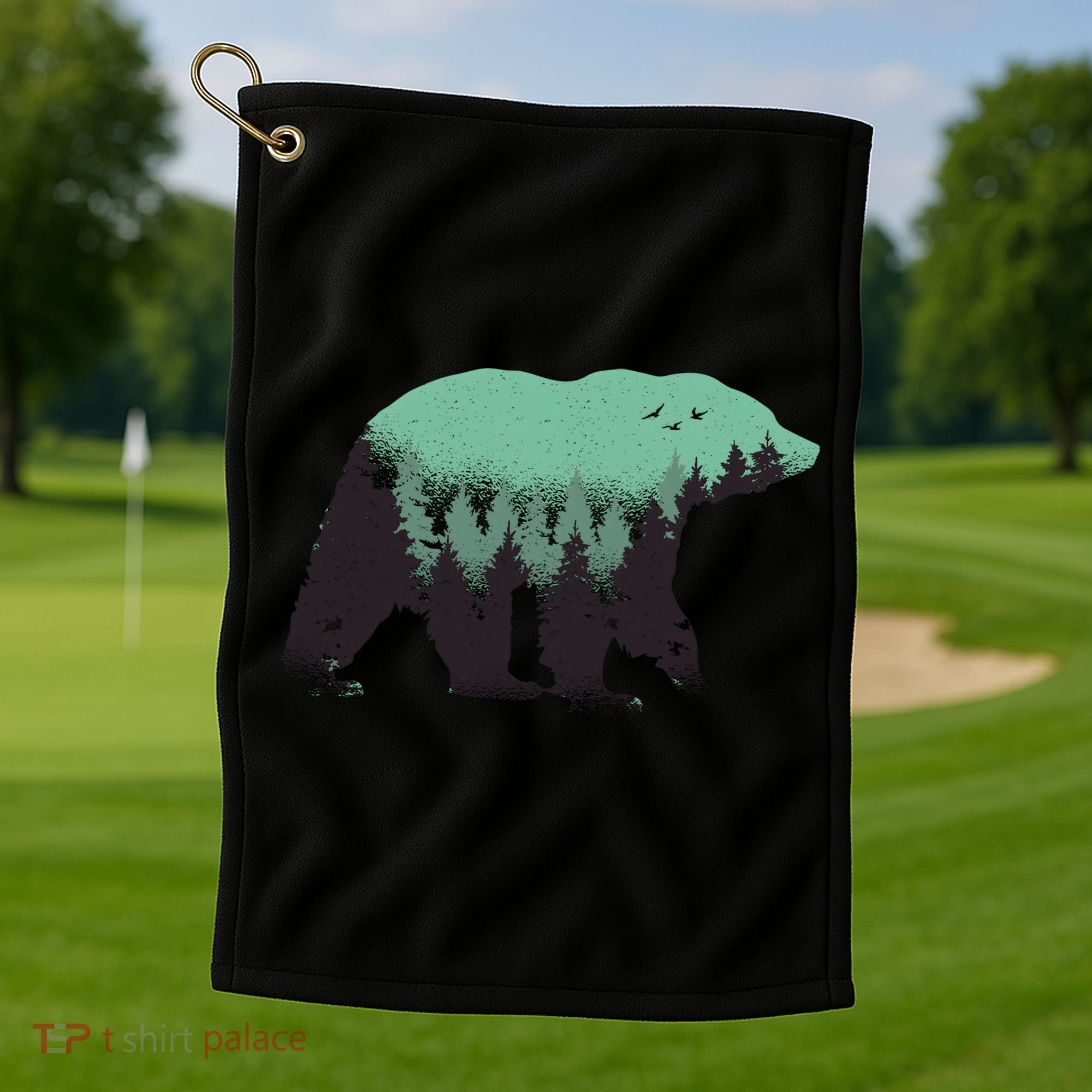 Bear Forest Golf Towel