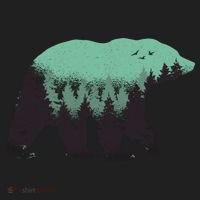 Bear Forest Golf Towel thumb 3