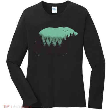 Bear Forest Women's Long Sleeve Shirt