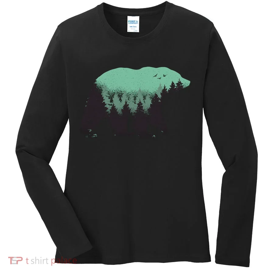 Bear Forest Women's Long Sleeve Shirt