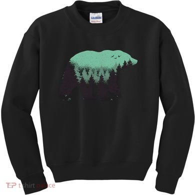 Bear Forest Kids Sweatshirt