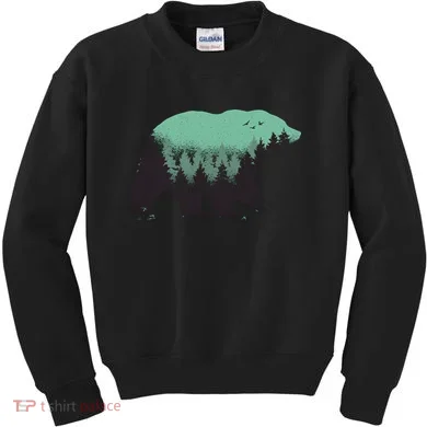 Bear Forest Kids Sweatshirt